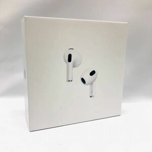 1円～ 未開封☆Apple AirPods 第3世代 アップル エアーポッズ MME73J/A☆ワイヤレスイヤホン/A2565/A2564/A2566/イヤホン/MagSafe充電対応/