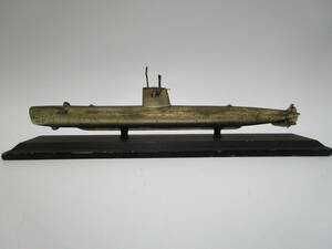 国産潜水艦第１号「おやしお」511 初代 川崎重工業　置物　フィギュア　25.5㎝　692ｇ　現状品　(SL147