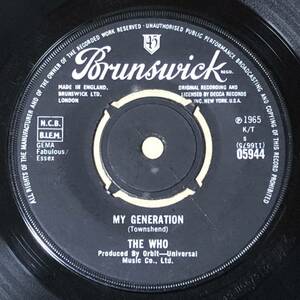 My Generation UK Orig Mono 7