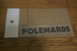 POLEWARDS ステッカー PW27FZ40 BLK ブラック H20×W120mm 未使用品 黒　ポールワーズ 