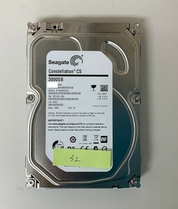 [HDD] 3TB sata Seagate ST3000NC002 3.5インチ - Constellation - ハードディスク HDD_32