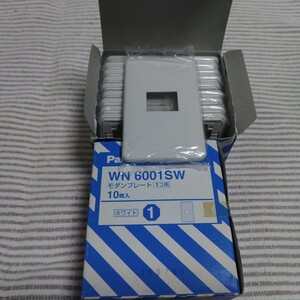 パナソニック フルカラー WN6001SW ホワイト 1個用プレート 新古 20個