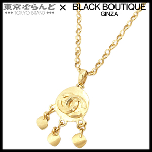 101698402 シャネル CHANEL ココマーク チャーム ネックレス 96P ゴールド メタル ヴィンテージ レディース