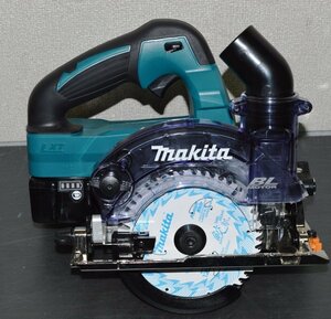 【makita】125mm 充電式防じん丸ノコ KS514D 18V専用 無線連動対応　最大切込深さ47mm ダストカバー仕様　KS514DZ+BL1860B　(菅1673YO)