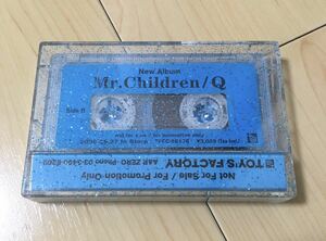 非売品 カセットテープ Mr.Children Q レア ミスターチルドレン 当時物 レトロ ミスチル サンプル 販促 プロモ アルバム 貴重
