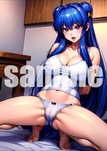 441◆最終出品◆【A4写真用紙・高画質】『らんま1/2 シャンプー』乱馬 セクシー アニメ イラスト 同人 美女 ポスター ファンアート