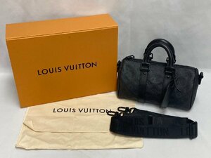 美品♪LOUIS VUITTON ルイヴィトン キーポル バンドリエール25 M20900 ハンド ミニボストン ショルダーバック 2WAY ブラック系 ICチップ♪