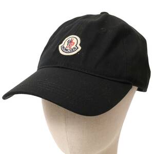 MONCLER モンクレール ロゴワッペン ベースボールキャップ 帽子 ※内タグ欠品 