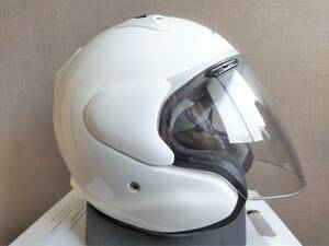 Arai アライ MZ-F MZ F エムゼットエフ グラスホワイト ジェットヘルメット Mサイズ 程度良好!!　 