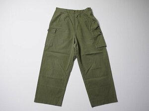 オールド◆　70s　米軍　リップストップ　カーゴパンツ　SLACKS WOMANS UTILITY　OG-107　サイドボタンフライ　ミリタリー　ビンテージ