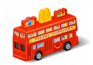 【新品・未開封】ハッピーセット　トミカ　マクドナルド　パーティーバス　ポスター付きトミカ