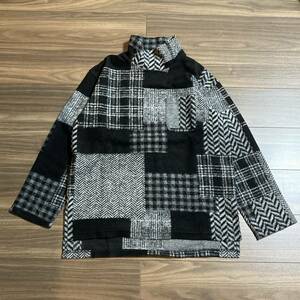 2020 a/w Engineered Garments-Mock Turtle-Knit Patchwork HB エンジニアードガーメンツ モックタートルニット パッチワーク ヘリンボーン