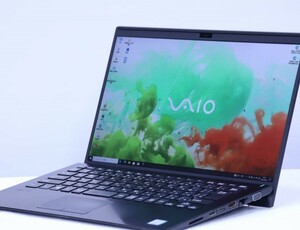 VAIO ProPK VJPK11C11N i7-8565U RAM16G SSD256G 14FHD Win10 Office2021搭載 バッテリー良好　ACアダプタ付き 1円から！