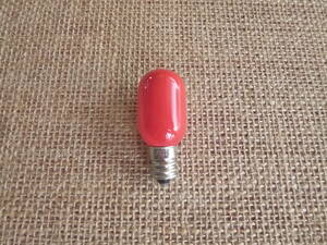 ナショナル カラー小丸電球　110V1CT・R（赤色）E12口金　未使用品 ◇