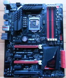 Win10確認済 LGA1150マザボ ASUS MAXIMUS VI HERO REV.1.02 (Z87ExpressChipset)(BIOS/1603)(Win10HOMEデジタル認証済)