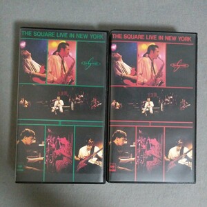 The Square　 Live In New York ビデオ　2本セット　ザ・スクエア　ライブ・イン・ニューヨーク　38ZH 161 38ZH 162 VHS