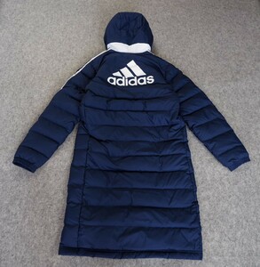 送料1040円～◆新品◆定価22000円◆adidas◆アディダス◆Tiro 21 Long Down Coat◆ロングダウンコート◆着丈106◆紺◆L