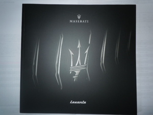 MASERATI　Levante(レヴァンテ）カタログ　　※　カタログ裏表少し擦り傷あります。