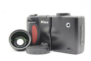【返品保証】 【便利な単三電池で使用可】ニコン Nikon Coolpix E950 Wide Conerter WC-E24 0.66x コンパクトデジタルカメラ s2930