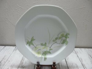 b 2..LIMOGES　リモージュ　PORCELAINE　LAFARGE　MAY　Flower　プレート　大皿　約28.5ｃｍ 【星見】