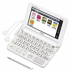 カシオ 電子辞書 エクスワード 中学生モデル XD-K3800WE ホワイト コンテン(中古品)