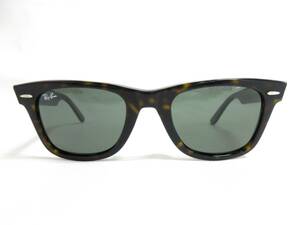 13020◆Ray-Ban レイバン WAYFARER ウェイファーラー RB2140-A 902 50□22 140 MADE IN ITALY 中古 USED