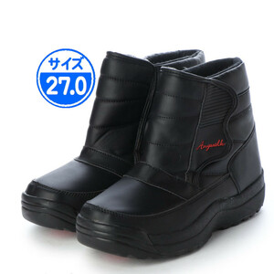 【新品 未使用】防寒ブーツ メンズ ブラック 27.0cm 黒 18386