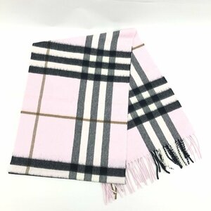 BURBERRY　バーバリー　カシミヤ　マフラー　ノバチェック【CDAV7025】