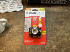 LEDLENSER ヘッドライト Solidline SH5 IP54 最大350ルーメン 単4電池 502205 登山 キャンプ 車いじりに♪LED レッドレンザー 防災 防水