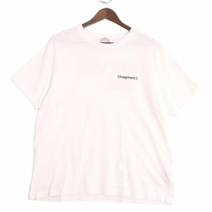 MONCLER GENIUS 7 FRAGMENT Hiroshi Fujiwara モンクレール フラグメント 藤原ヒロシ 　半袖Tシャツ　カットソー　L