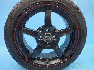 中古 17インチ OZレーシング MSW 新品タイヤ タイヤ ホイール 4本 セット 205/45R17 加須店