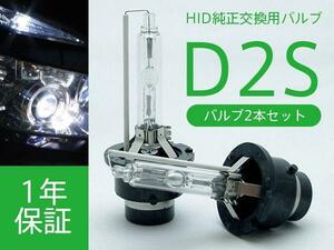 WISH/ウィッシュ 後期 10系 純正HID車 交換バルブ D2S 6000K 8000K 選択 ヘッドライト 2本セット