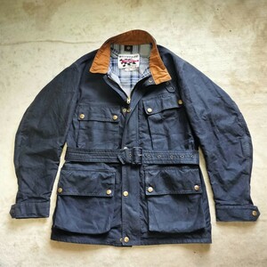 50s Vintage Belstaff Trialmaster FlagTag 38　ベルスタッフ　トライアルマスター　フラッグタグ　バブアー　インターナショナル