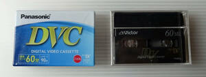 【未使用】mini DVカセットテープ(60分) 2本セット