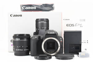 【特上級】 キャノン Canon EOS Kiss X9 デジタル一眼レフカメラ + EF-S18-55mm F4-5.6 IS STM レンズキット 【動作確認済み】 #5370