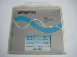 レア 凄いおまけ付 ENSONIQ SQ-80用 フロッピーディスク （VOICE/DATA DISK MODEL VSD-4 ESSENTIAL2 )