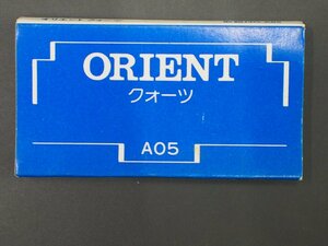 オリエント ORIENT オールド クォーツ 腕時計用 取扱説明書 Cal: A05