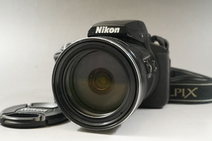 1円~【485】Nikon／ニコン　COOLPIX P900　／LENDS　NIKKOR　83X　WIDE　OPTICAL　ZOOM　ED　VR　4.3-357mm　1:2.8-6.5