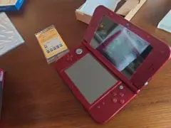 New ニンテンドー 3DS LL ヤマダアクセサリーセット　メタリックレッド