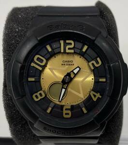 CASIO Baby-G BGA-133 カシオ ベビーG 腕時計 ブラック 黒 ゴールド 文字盤 レディース 注目 ９９円スタート