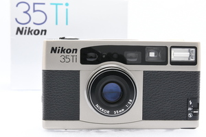 外観美品 Nikon 35Ti / 35mm F2.8 ニコン AFコンパクトフィルムカメラ 箱・ケース・説明書付 ジャンク品