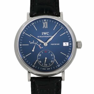 IWC ポートフィノ ハンドワインド エイトデイズ IW510106 ブルー メンズ 未使用 送料無料 腕時計