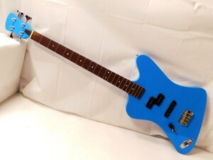 A674★メーカー不明/エレキベース/青色系/音楽/楽器/ベース★MADE IN JAPAN(ペグ)★送料1420円～