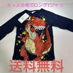 キッズ恐竜ロングTシャツ