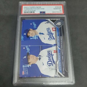 TOPPS NOW OS-26 大谷翔平 山本由伸 ドジャース PSA 10 その2