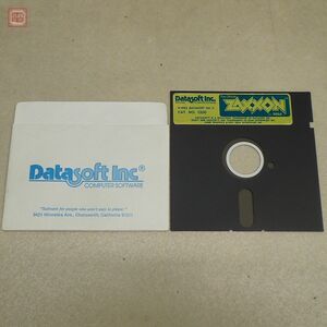 ※FDのみ Apple II 5インチFD The Official ZAXXON SEGA DATASOFT ザクソン セガ アップルII アップル2【PP