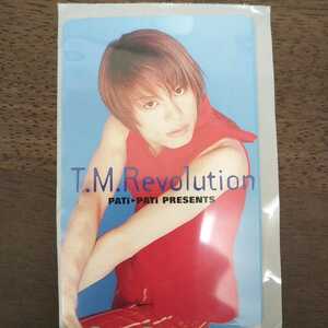 テレホンカード PATiPATi T.M.Revolution 西川貴教 新品未使用 50度数