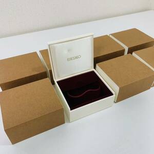 SEIKO セイコー 腕時計 ボックス ケース 空箱 ウォッチケース スリーブ付 正規品 非売品 8個セット まとめ売り 8.7cmX8cmX4.3cm 未使用