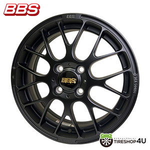 送料無料 BBS RP RP010 16インチ 16×6.5J 4/100 +48 MB マットブラック 正規品 タイヤショップ4U 限定カラー 1本価格