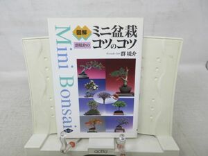 F4■図解 ミニ盆栽 コツのコツ【著】群境介【発行】農文協 1993年 ◆並■